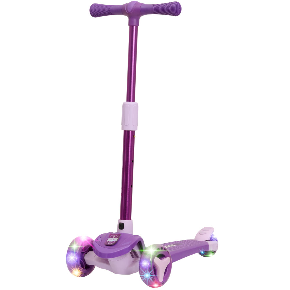 Lilla Story Mini Friends LED Deluxe trehjulet børneløbehjul med LED-hjul.