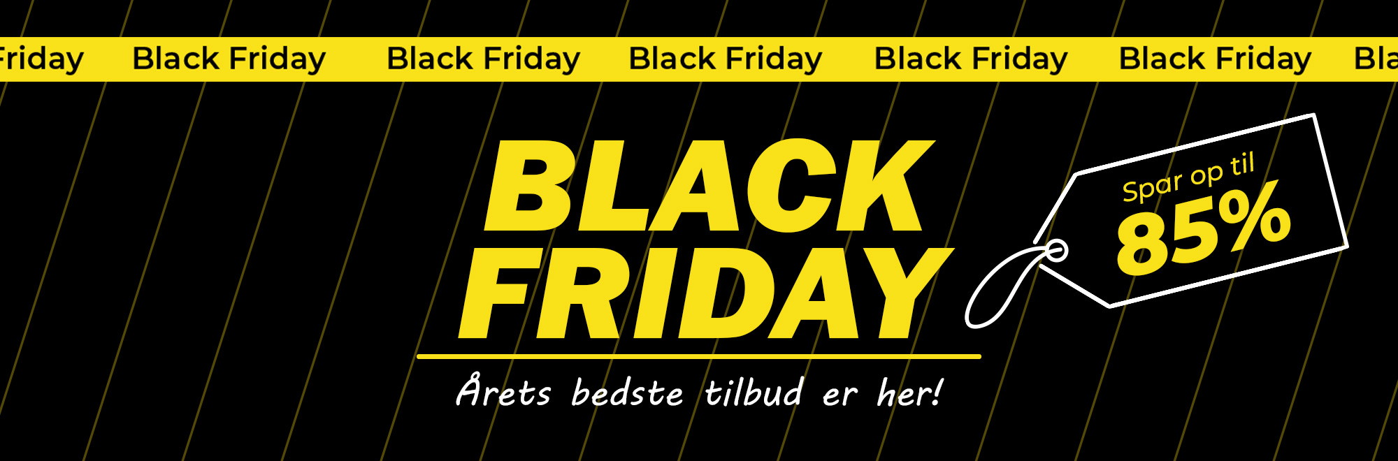 Black Friday sales banner