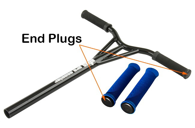 End plugs til løbehjuls bar
